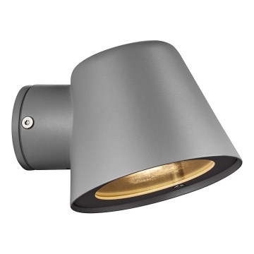 Nordlux - Aplique de exterior ALERIA 1xGU10/35W/230V IP44 gris