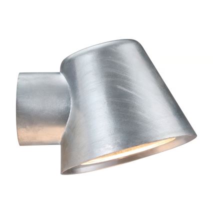 Nordlux - Aplique de exterior ALERIA 1xGU10/35W/230V IP44 plata