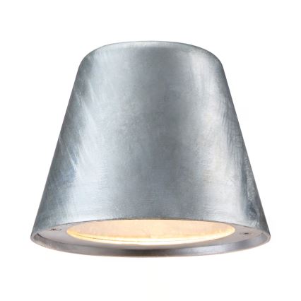 Nordlux - Aplique de exterior ALERIA 1xGU10/35W/230V IP44 plata