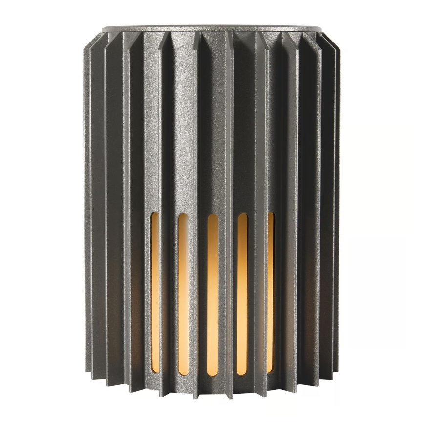 Nordlux - Aplique de exterior ALUDRA 1xE27/15W/230V antracita