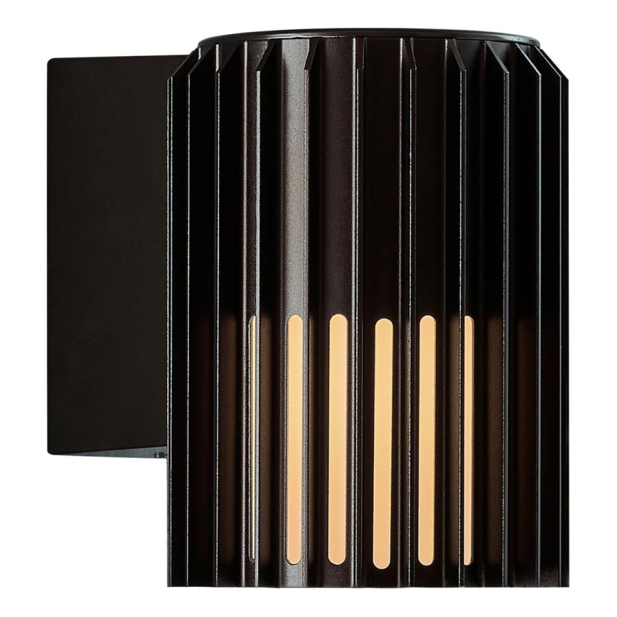 Nordlux - Aplique de exterior ALUDRA 1xE27/15W/230V negro