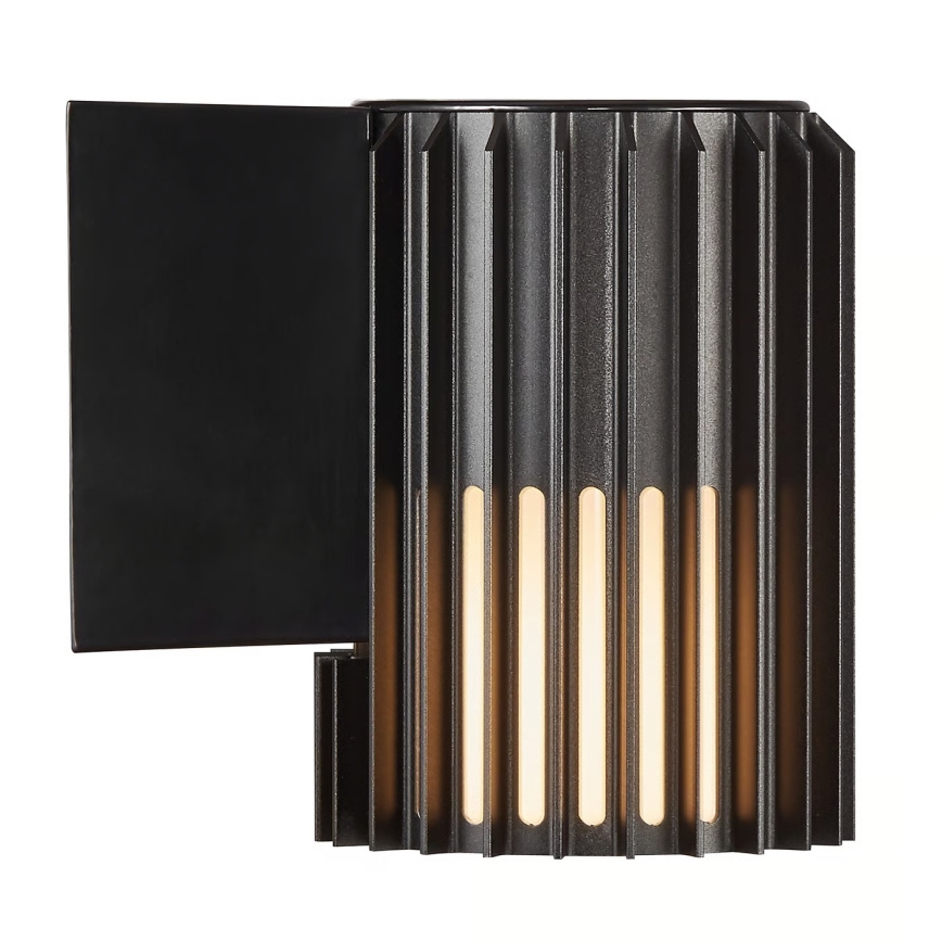 Nordlux - Aplique de exterior ALUDRA 1xE27/15W/230V negro