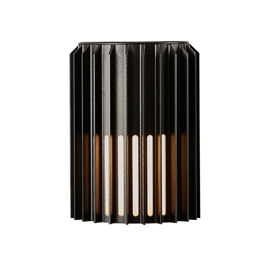 Nordlux - Aplique de exterior ALUDRA 1xE27/15W/230V negro
