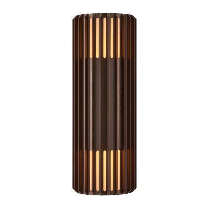 Nordlux - Aplique de exterior ALUDRA 2xE27/15W/230V IP54 marrón