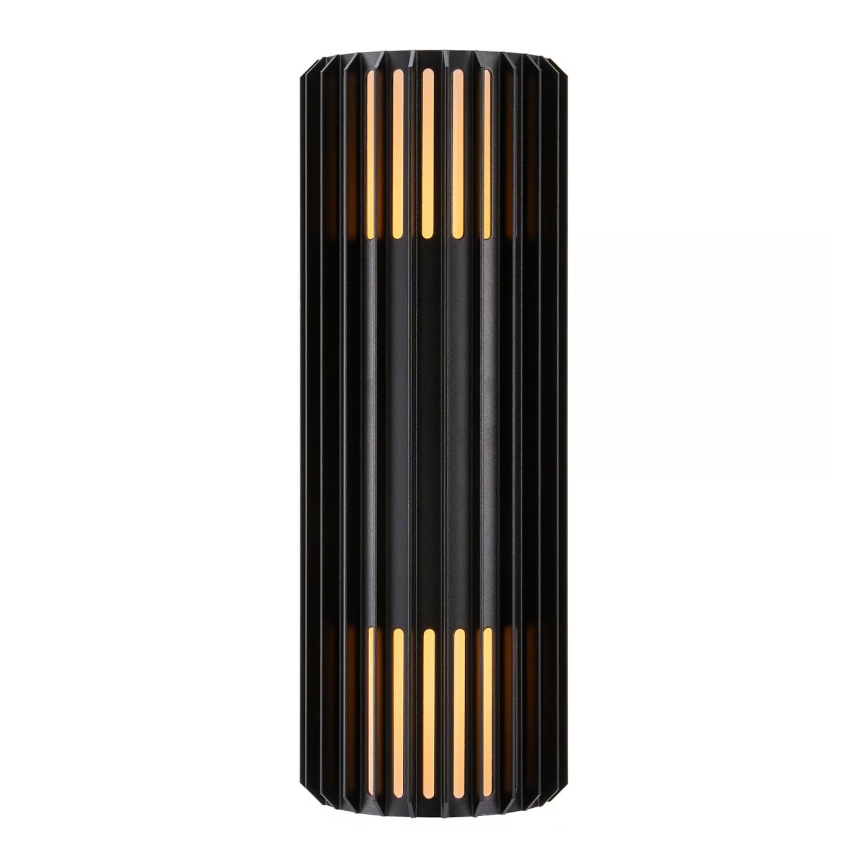 Nordlux - Aplique de exterior ALUDRA 2xE27/15W/230V IP54 negro