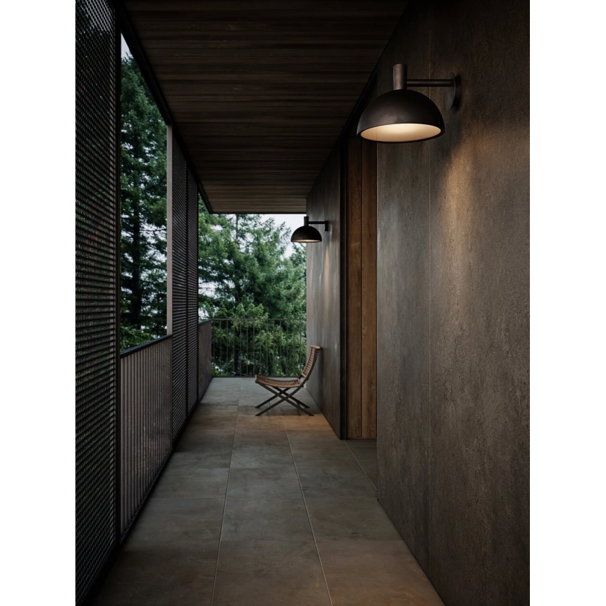 Nordlux - Aplique de exterior ARKI 1xE27/20W/230V IP54 negro