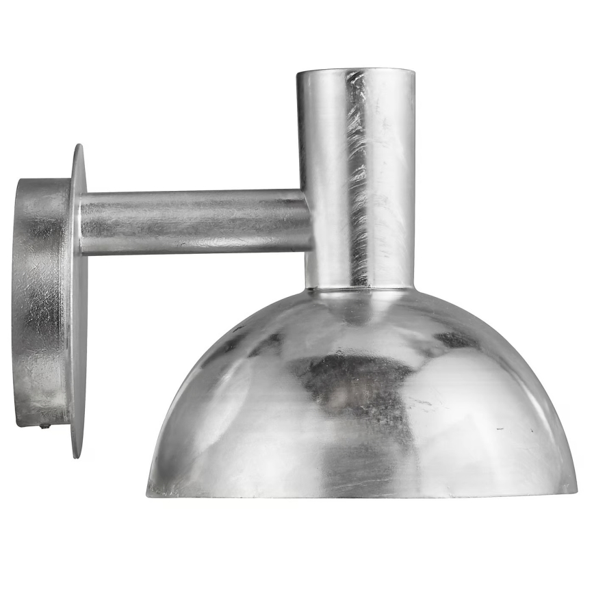 Nordlux - Aplique de exterior ARKI 1xE27/20W/230V IP54 plata