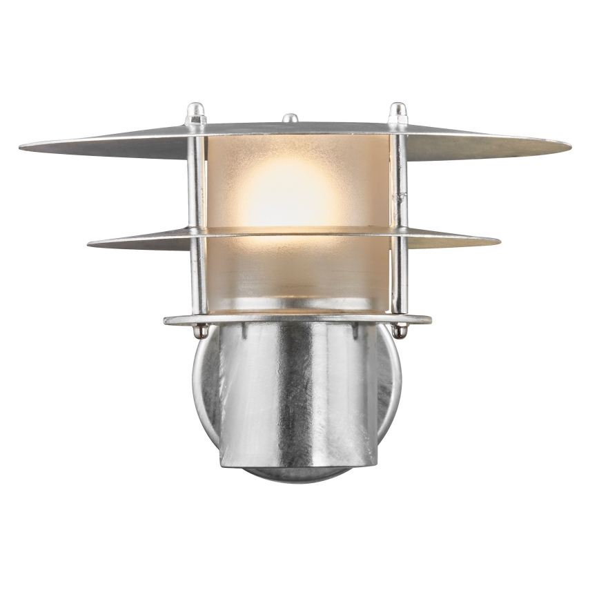 Nordlux - Aplique de exterior BASTIA 1xE14/12W/230V IP54 cromo mate