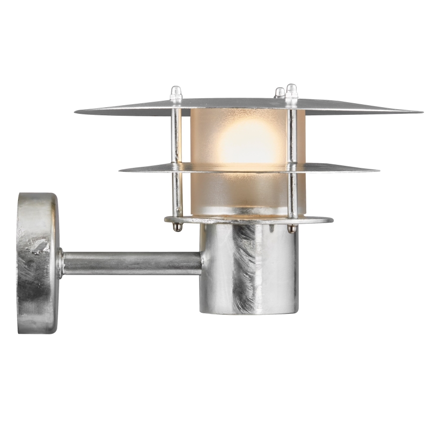 Nordlux - Aplique de exterior BASTIA 1xE14/12W/230V IP54 cromo mate