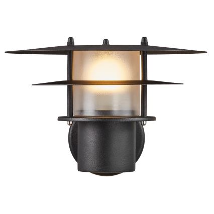 Nordlux - Aplique de exterior BASTIA 1xE14/12W/230V IP54 negro