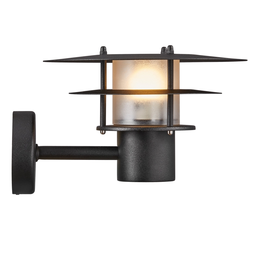 Nordlux - Aplique de exterior BASTIA 1xE14/12W/230V IP54 negro