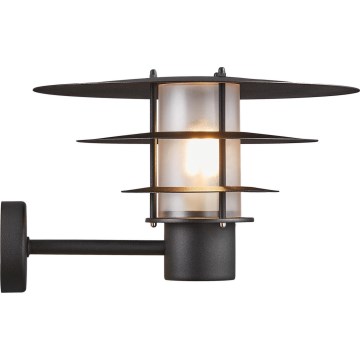 Nordlux - Aplique de exterior BASTIA 1xE27/20W/230V IP54 negro