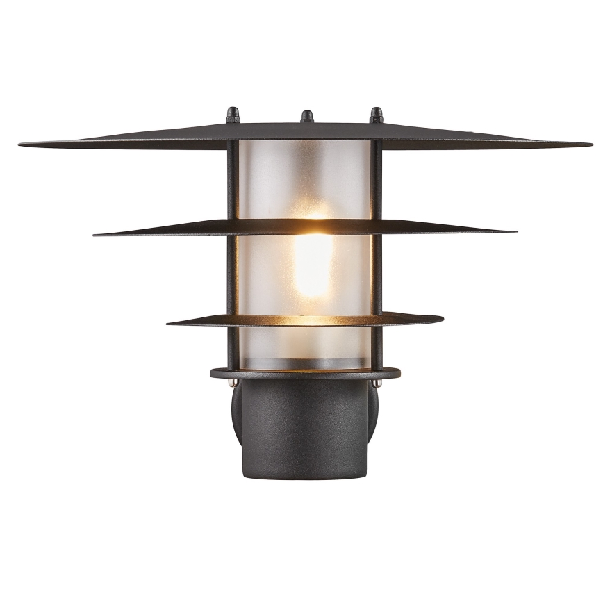 Nordlux - Aplique de exterior BASTIA 1xE27/20W/230V IP54 negro