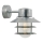 Nordlux - Aplique de exterior BLOKHUS 1xE27/60W/230V IP54 plata