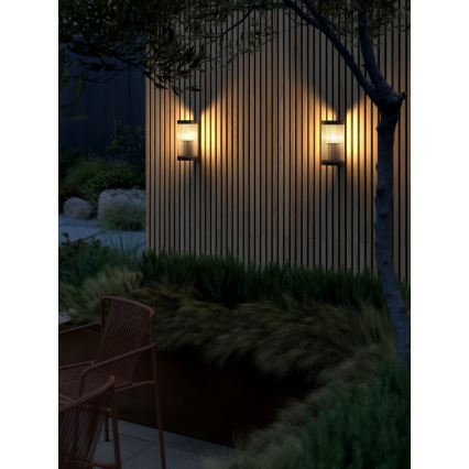 Nordlux - Aplique de exterior COUPAR 1xE27/25W/230V IP54 negro