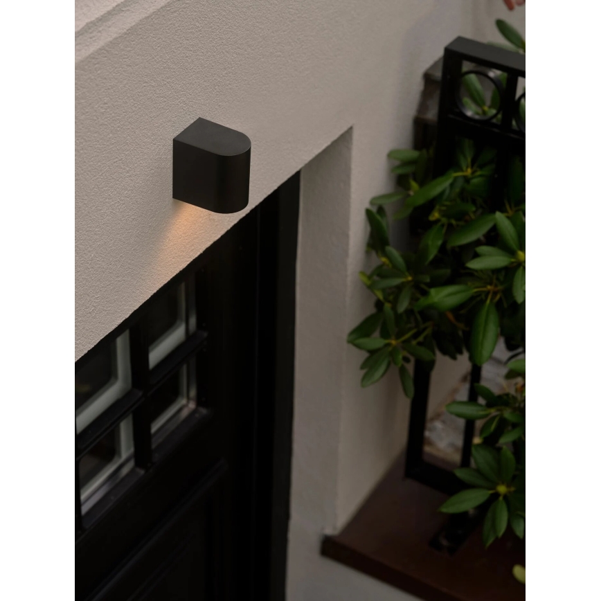 Nordlux - Aplique de exterior DION 1xGU10/25W/230V IP44 negro