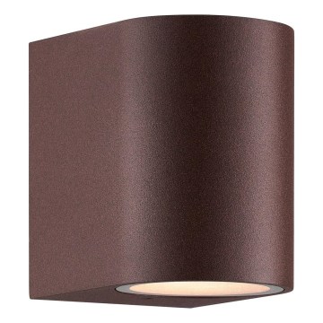 Nordlux - Aplique de exterior DION 1xGU10/25W/230V IP44 rezavá
