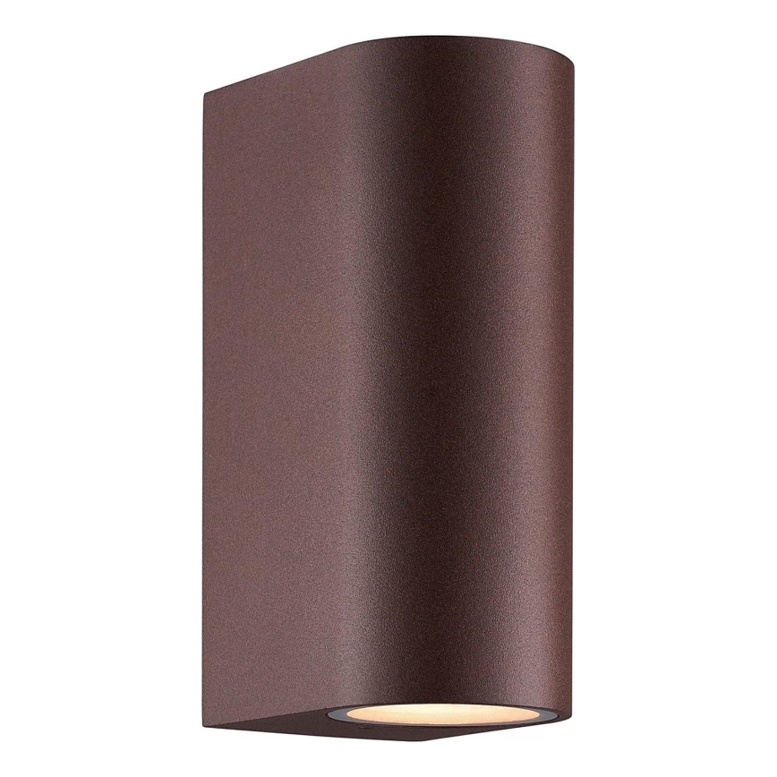 Nordlux - Aplique de exterior DION 2xGU10/25W/230V IP44 rezavá