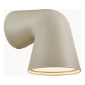 Nordlux - Aplique de exterior FRONT 1xGU10/28W/230V IP44 color crema