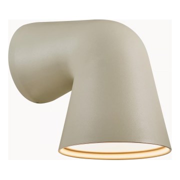 Nordlux - Aplique de exterior FRONT 1xGU10/28W/230V IP44 color crema