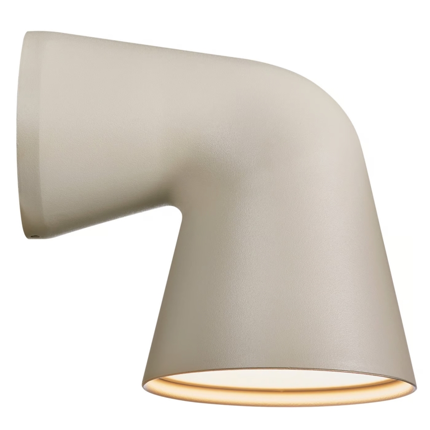 Nordlux - Aplique de exterior FRONT 1xGU10/28W/230V IP44 color crema