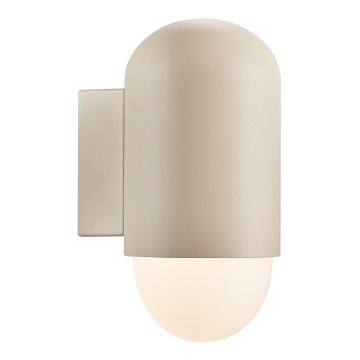 Nordlux - Aplique de exterior HEKA 1xE27/60W/230V IP54 beige