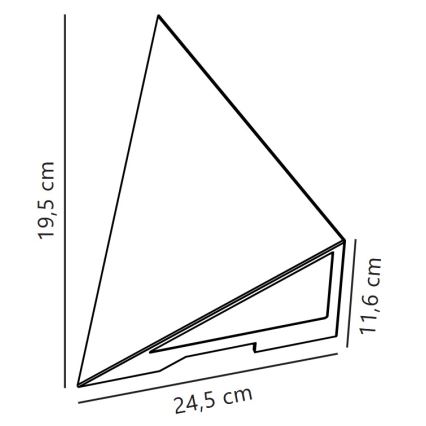 Nordlux - Aplique de exterior KONIT 1xGU10/10W/230V IP44