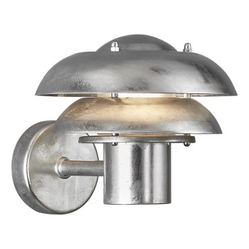 Nordlux - Aplique de exterior KURNOS 1xE14/12W/230V IP54 cromo mate