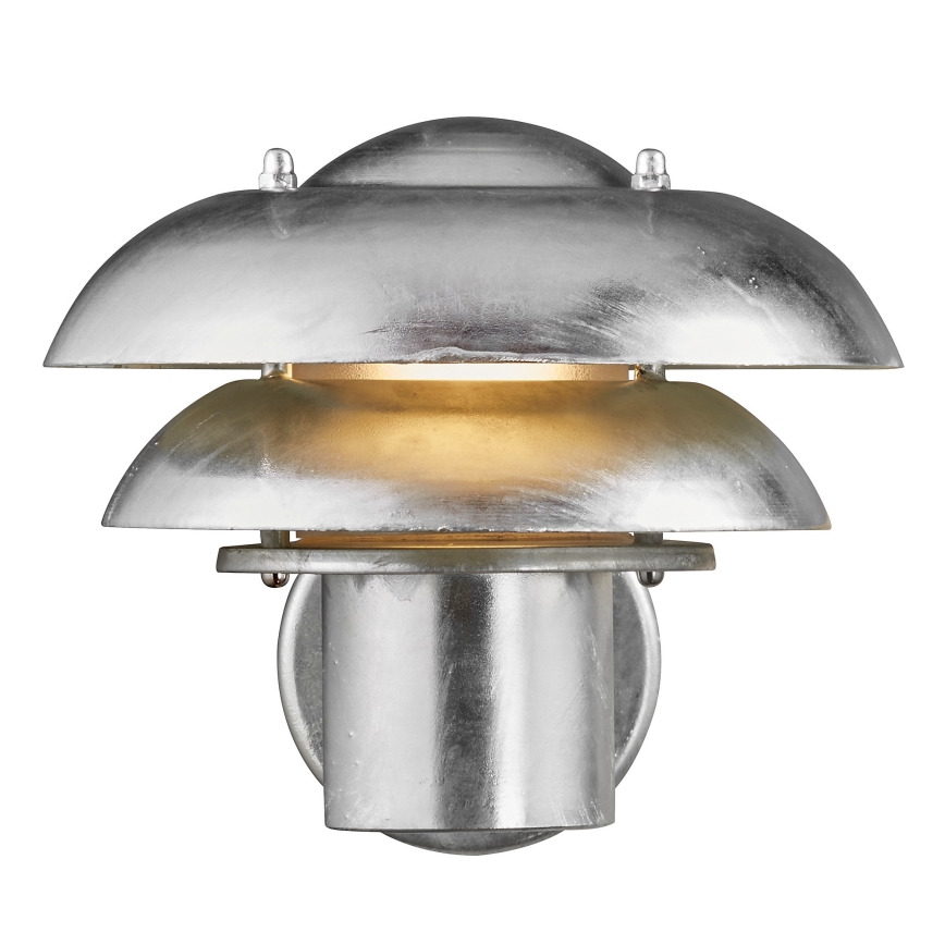 Nordlux - Aplique de exterior KURNOS 1xE14/12W/230V IP54 cromo mate