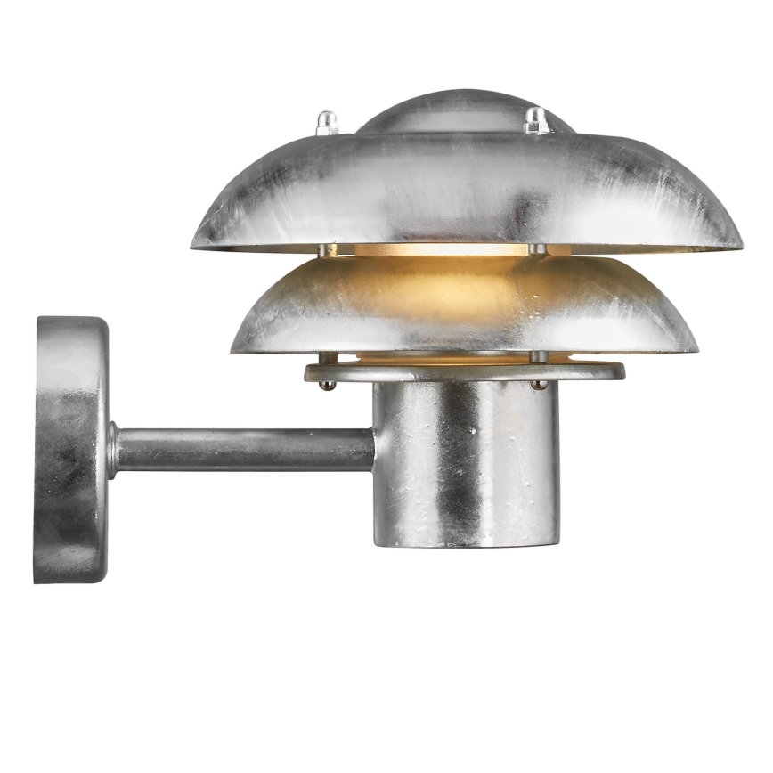 Nordlux - Aplique de exterior KURNOS 1xE14/12W/230V IP54 cromo mate
