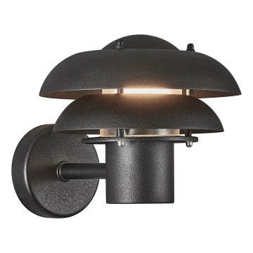 Nordlux - Aplique de exterior KURNOS 1xE14/12W/230V IP54 negro