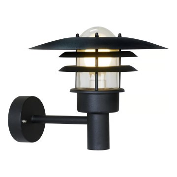 Nordlux - Aplique de exterior LONSTRUP 1xE27/60W/230V IP44 negro