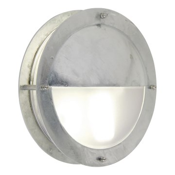 Nordlux - Aplique de exterior MALTA 1xE27/60W/230V IP54 plata