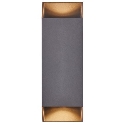 Nordlux - Aplique de exterior NICO 2xGU10/25W/230V IP54 antracita