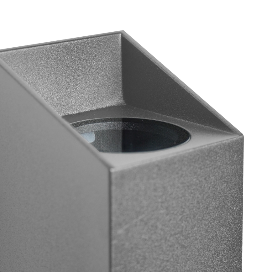 Nordlux - Aplique de exterior NICO 2xGU10/25W/230V IP54 antracita
