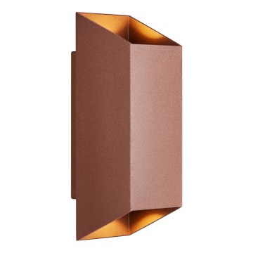 Nordlux - Aplique de exterior NICO 2xGU10/25W/230V IP54 marrón