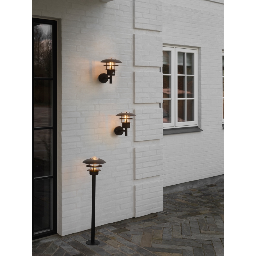 Nordlux - Aplique de exterior NOIR 1xE27/60W/230V IP44