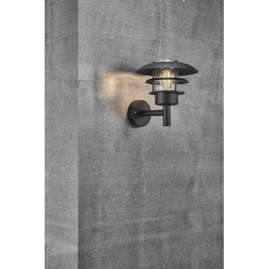 Nordlux - Aplique de exterior NOIR 1xE27/60W/230V IP44