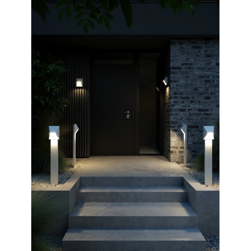 Nordlux - Aplique de exterior PONTIO 1xGU10/25W/230V blanco