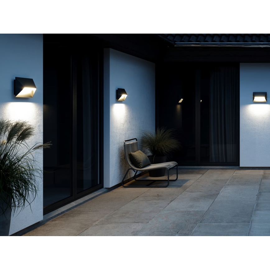 Nordlux - Aplique de exterior PONTIO 2xGU10/25W/230V IP54
