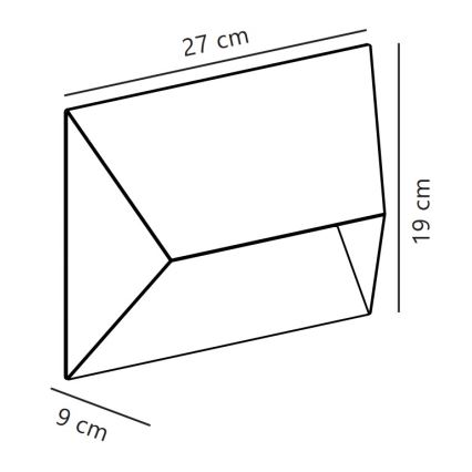 Nordlux - Aplique de exterior PONTIO 2xGU10/25W/230V IP54
