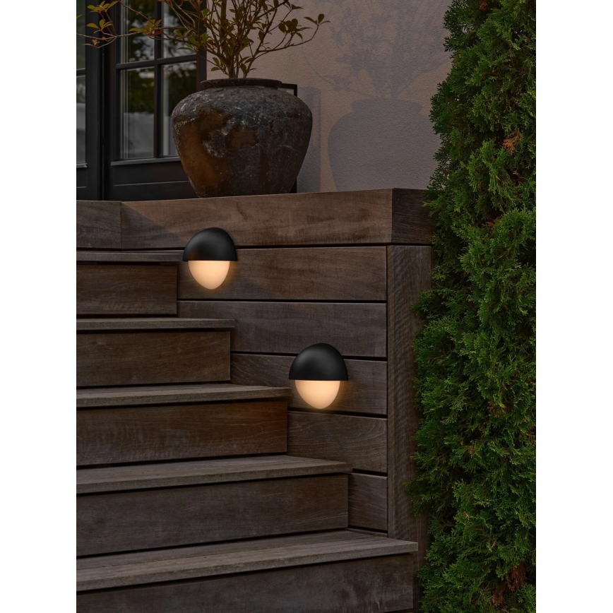 Nordlux - Aplique de exterior SCORPIUS 1xE14/15W/230V IP44 negro
