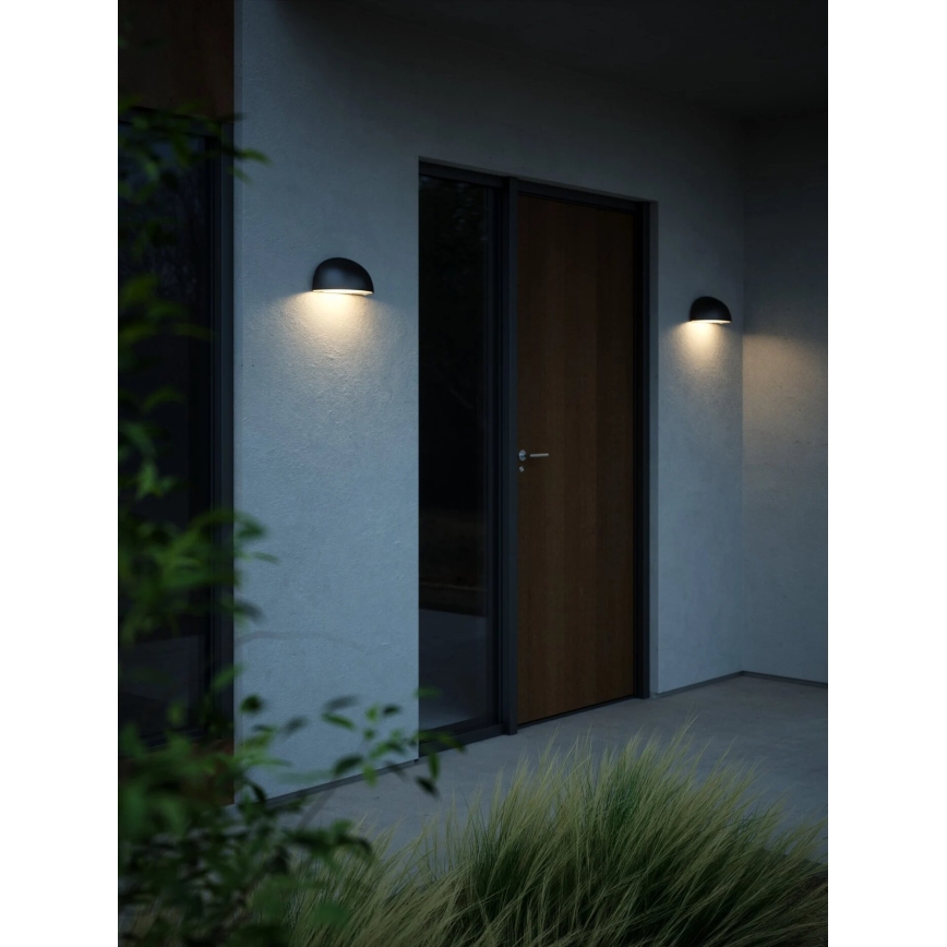 Nordlux - Aplique de exterior SCORPIUS 1xE27/25W/230V IP44 negro