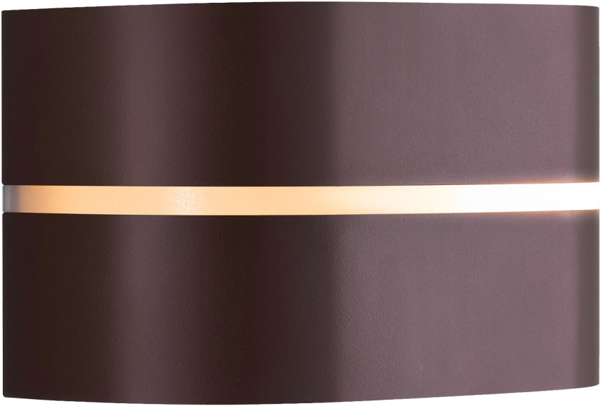 Nordlux - Aplique de exterior SIBELIS 1xE27/10W/230V IP44 marrón