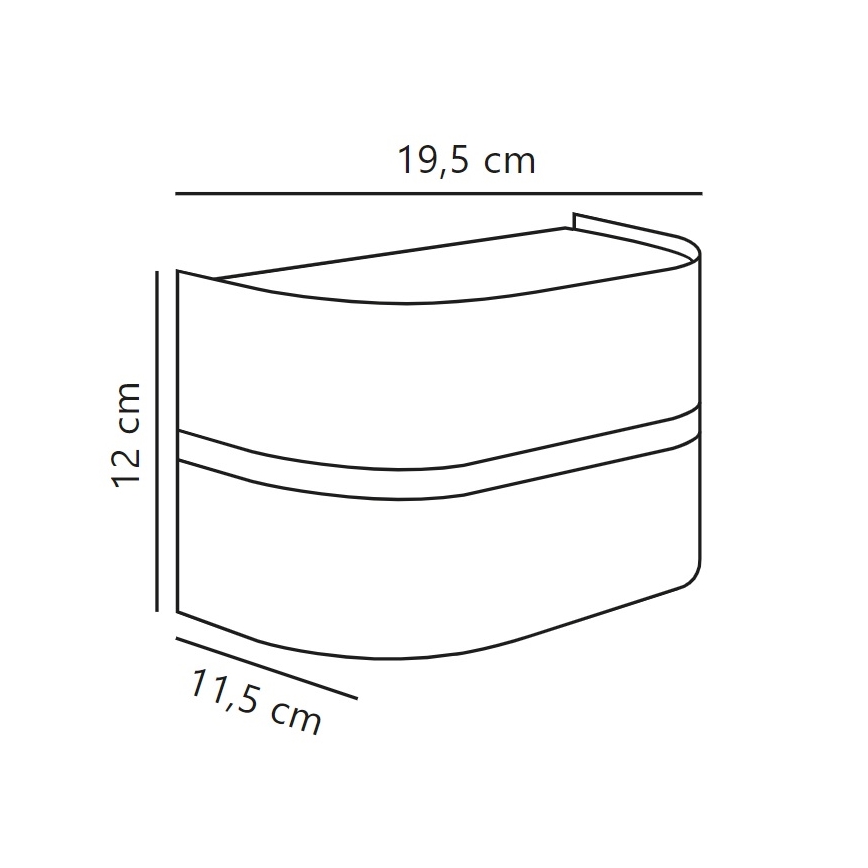 Nordlux - Aplique de exterior SIBELIS 1xE27/10W/230V IP44 marrón
