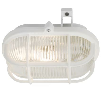 Nordlux - Aplique de exterior SKOTLAMPE 1xE27/60W/230V IP44 blanco
