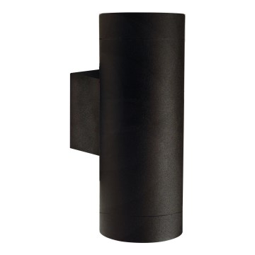 Nordlux - Aplique de exterior TIN 2xGU10/35W/230V IP54 negro