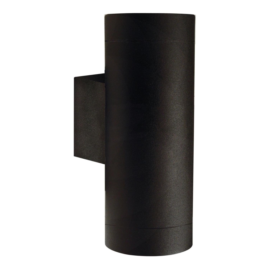 Nordlux - Aplique de exterior TIN 2xGU10/35W/230V IP54 negro