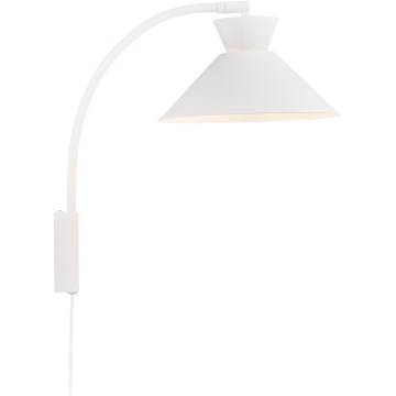 Nordlux - Aplique DIAL 1xE27/40W/230V blanco