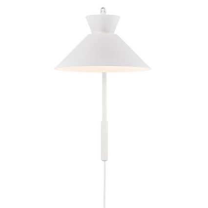 Nordlux - Aplique DIAL 1xE27/40W/230V blanco